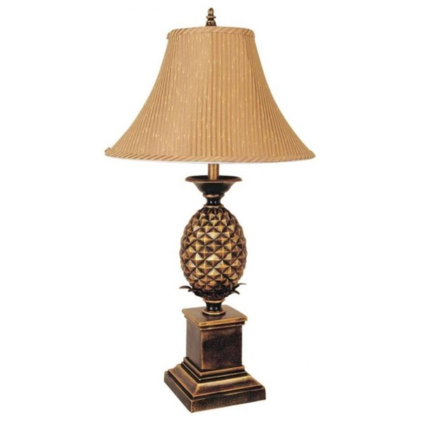 Cling Pineapple Table Lamp - Antique Gold CL106105